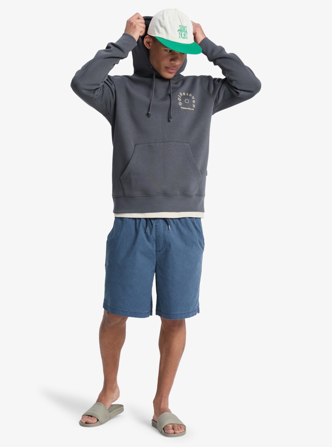 Salt Water Grap - Heren Surf Lifestyle Fleece Sweater