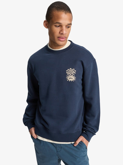 Quiksilver Salt Water Graphic - Herren Surf Lifestyle Fleece Sweater
