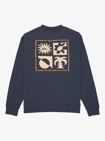 Quiksilver Salt Water Graphic - Herren Surf Lifestyle Fleece Sweater