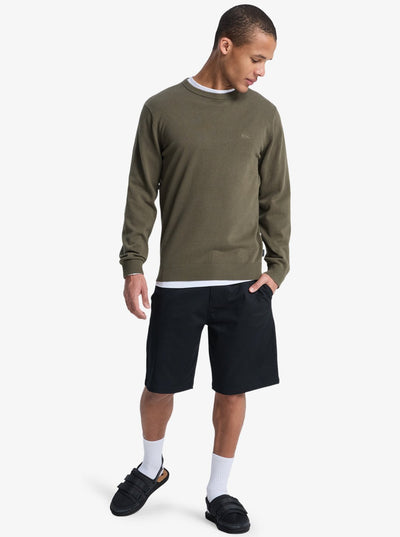 Quiksilver Salt Water Light - Mens Surf Lifestyle Crew Neck Sweater