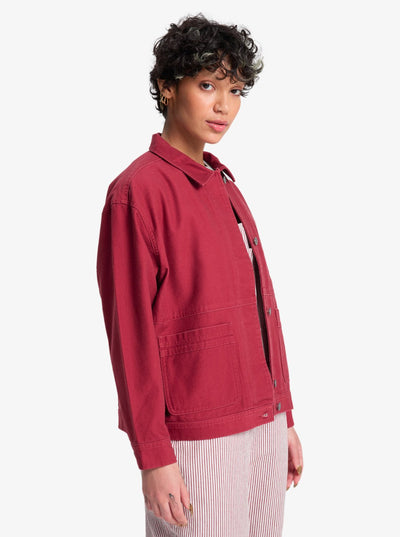 Santa Crop Denim - Dames Surf Lifestyle Jacket
