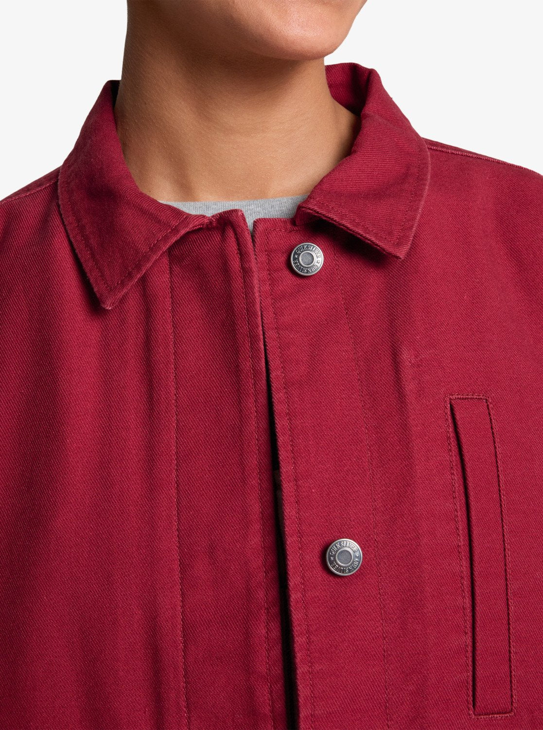 Santa Crop Denim - Dames Surf Lifestyle Jacket