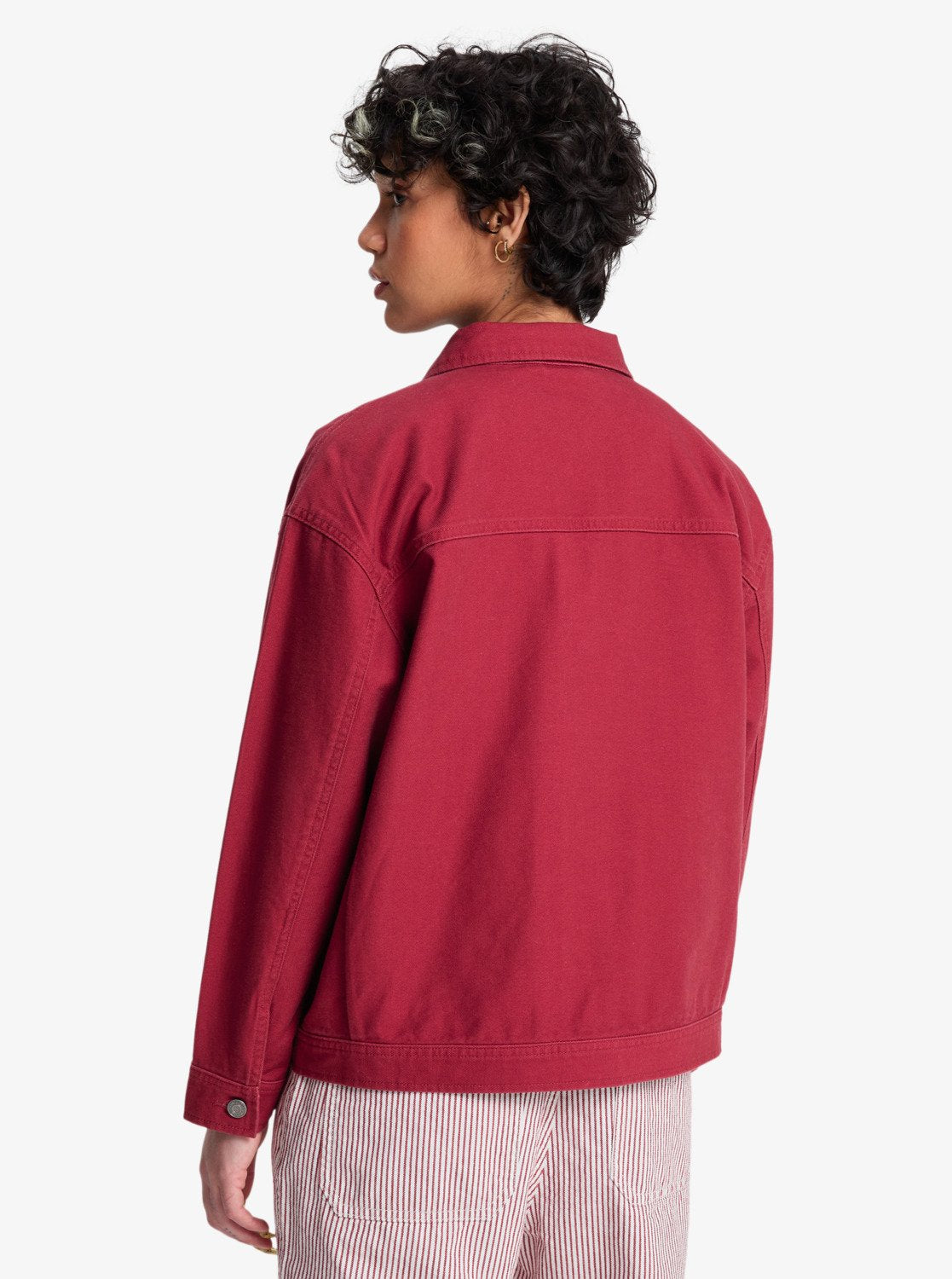 Santa Crop Denim - Dames Surf Lifestyle Jacket