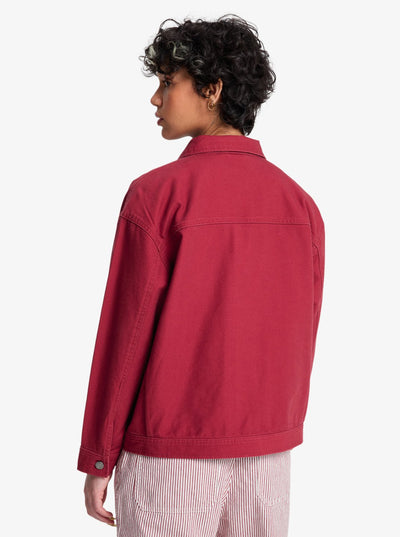 Santa Crop Denim - Dames Surf Lifestyle Jacket