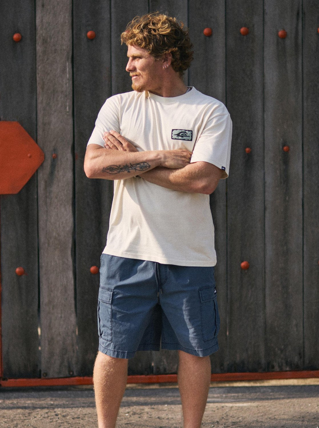Serenity Splash - Heren Surf Lifestyle Korte Mouwen T-shirt