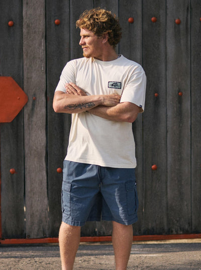 Serenity Splash - Heren Surf Lifestyle Korte Mouwen T-shirt