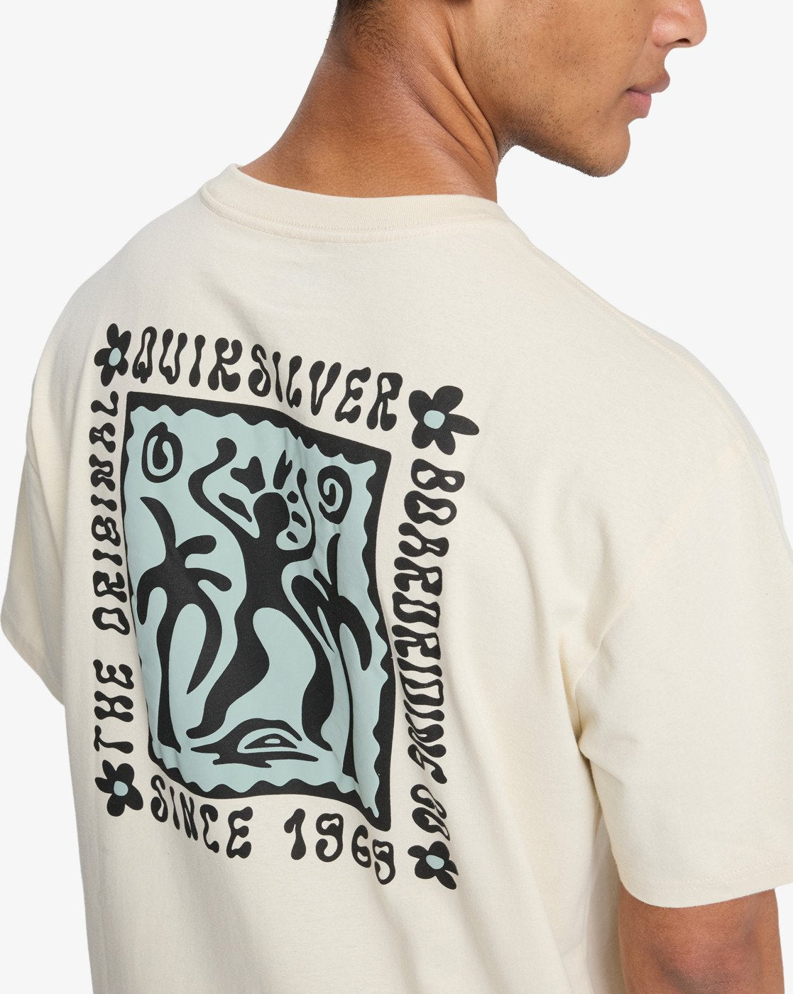 Serenity Splash - Heren Surf Lifestyle Korte Mouwen T-shirt