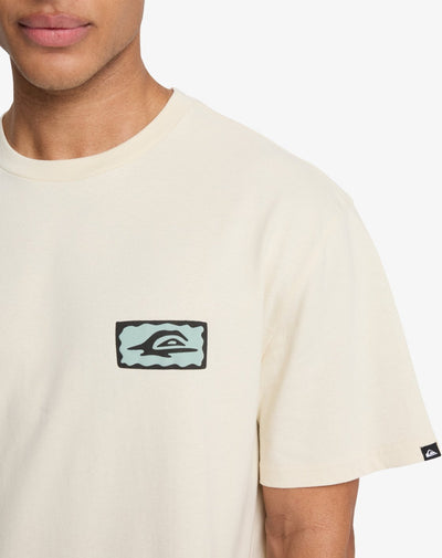 Serenity Splash - Heren Surf Lifestyle Korte Mouwen T-shirt