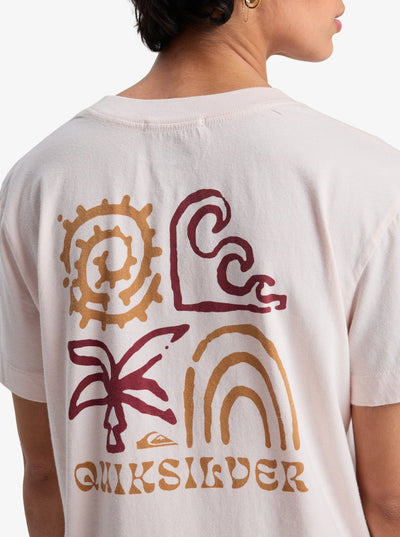 Quiksilver Standard - Womens Surf Lifestyle Short Sleeve T-shirt