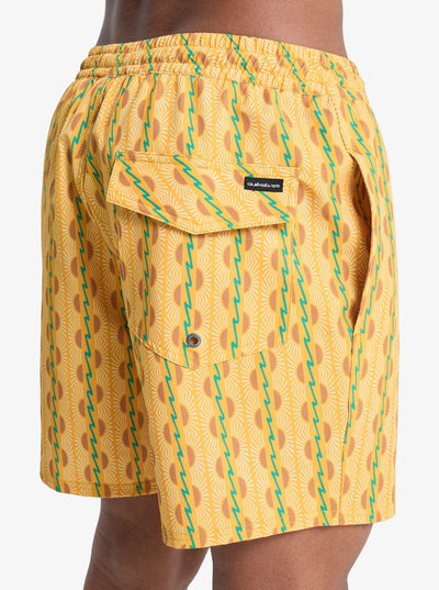 Stretch Printed Volley - Heren Surf Performance Boardshort