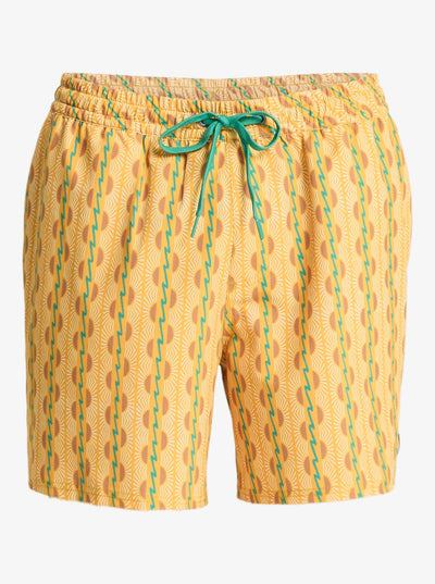 Stretch Printed Volley - Heren Surf Performance Boardshort