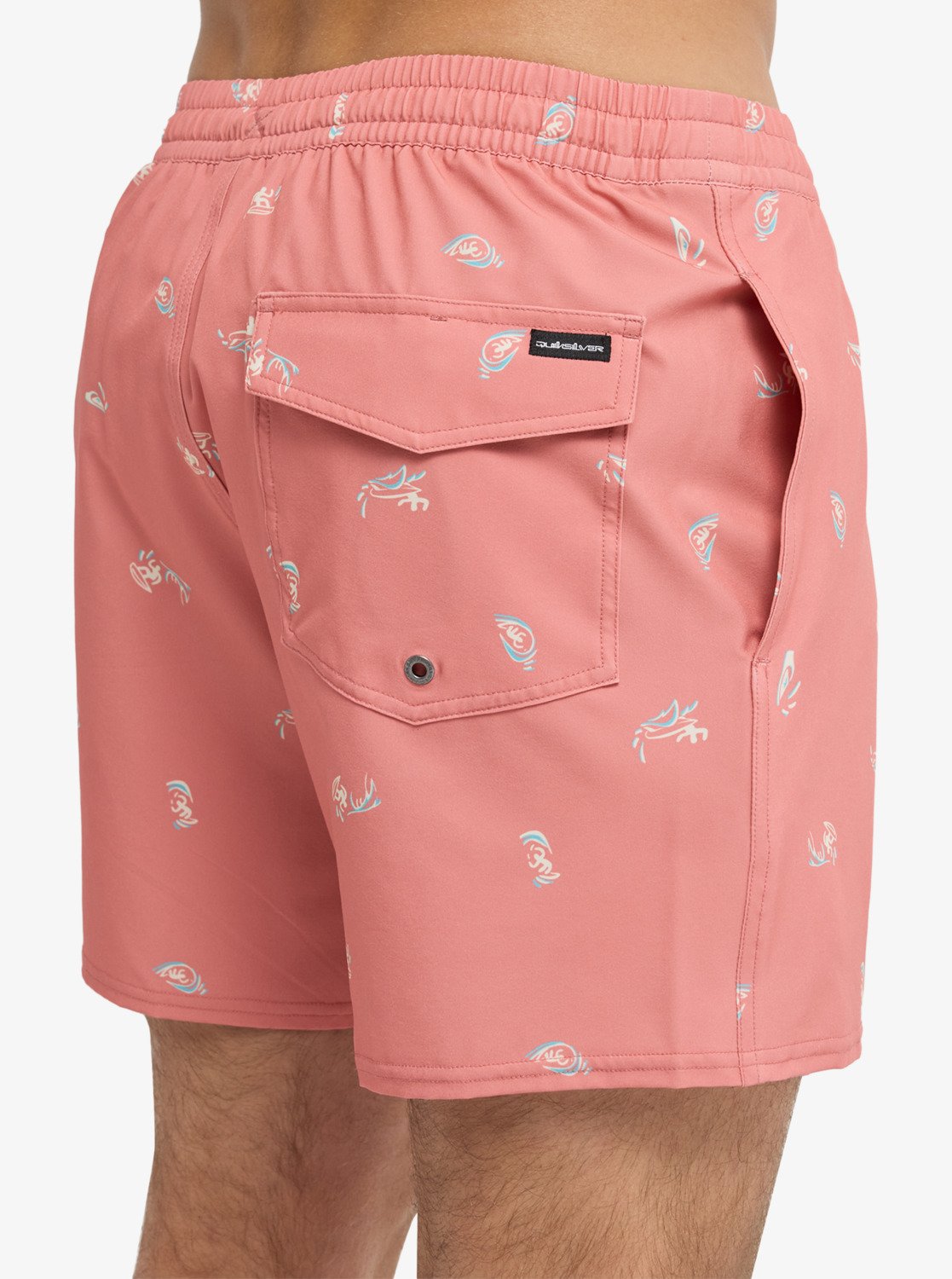Quiksilver Stretch Printed Volley - Mens Surf Performance Boardshort
