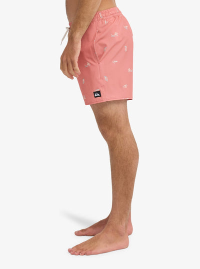 Quiksilver Stretch Printed Volley - Mens Surf Performance Boardshort