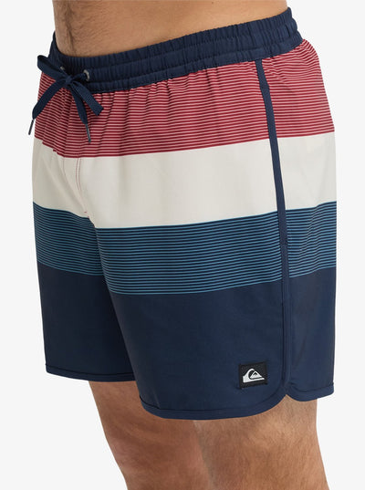 Quiksilver Stretch Scallop Volley 16 - Mens Surf Performance Boardshort
