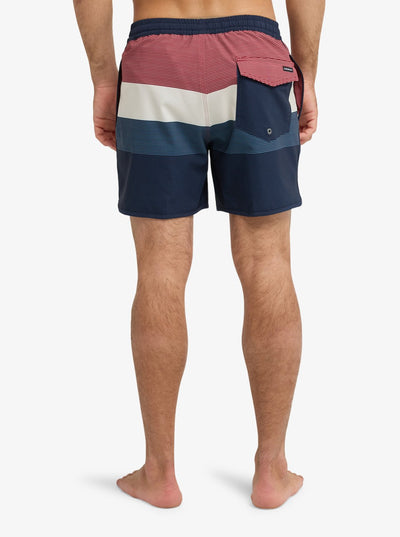 Quiksilver Stretch Scallop Volley 16 - Mens Surf Performance Boardshort