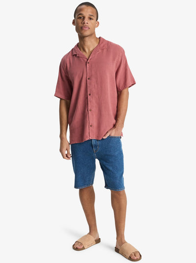 Sunrise - Heren Surf Lifestyle Korte Mouwen Shirt