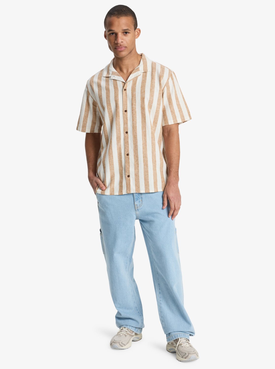 Sunset Song - Heren Surf Lifestyle Korte Mouwen Shirt