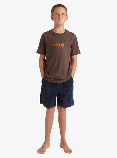 Quiksilver Taxer Cord - Jungen Surf Lifestyle Cordoroy Walk Short