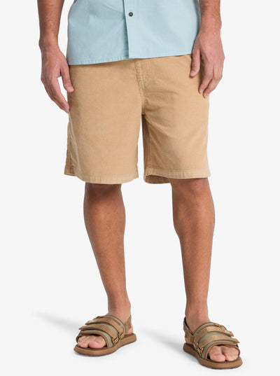 Quiksilver Taxer Corduroy - Mens Surf Lifestyle Walk Shorts