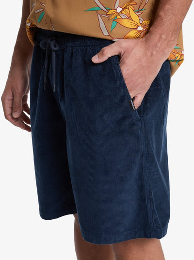 Quiksilver Taxer Corduroy - Mens Surf Lifestyle Walk Shorts
