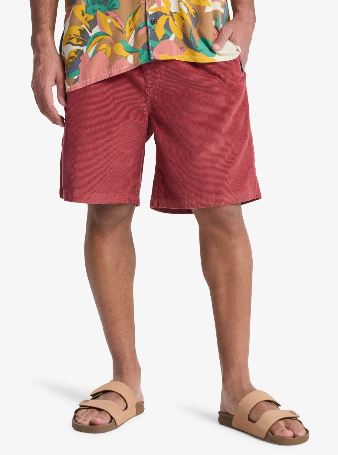 Quiksilver Taxer Corduroy - Herren Surf Lifestyle Walk Shorts