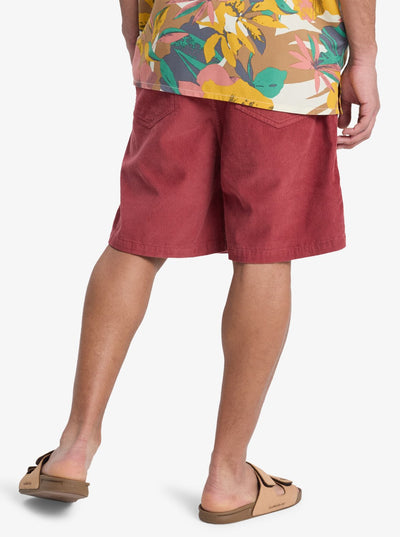 Quiksilver Taxer Corduroy - Herren Surf Lifestyle Walk Shorts