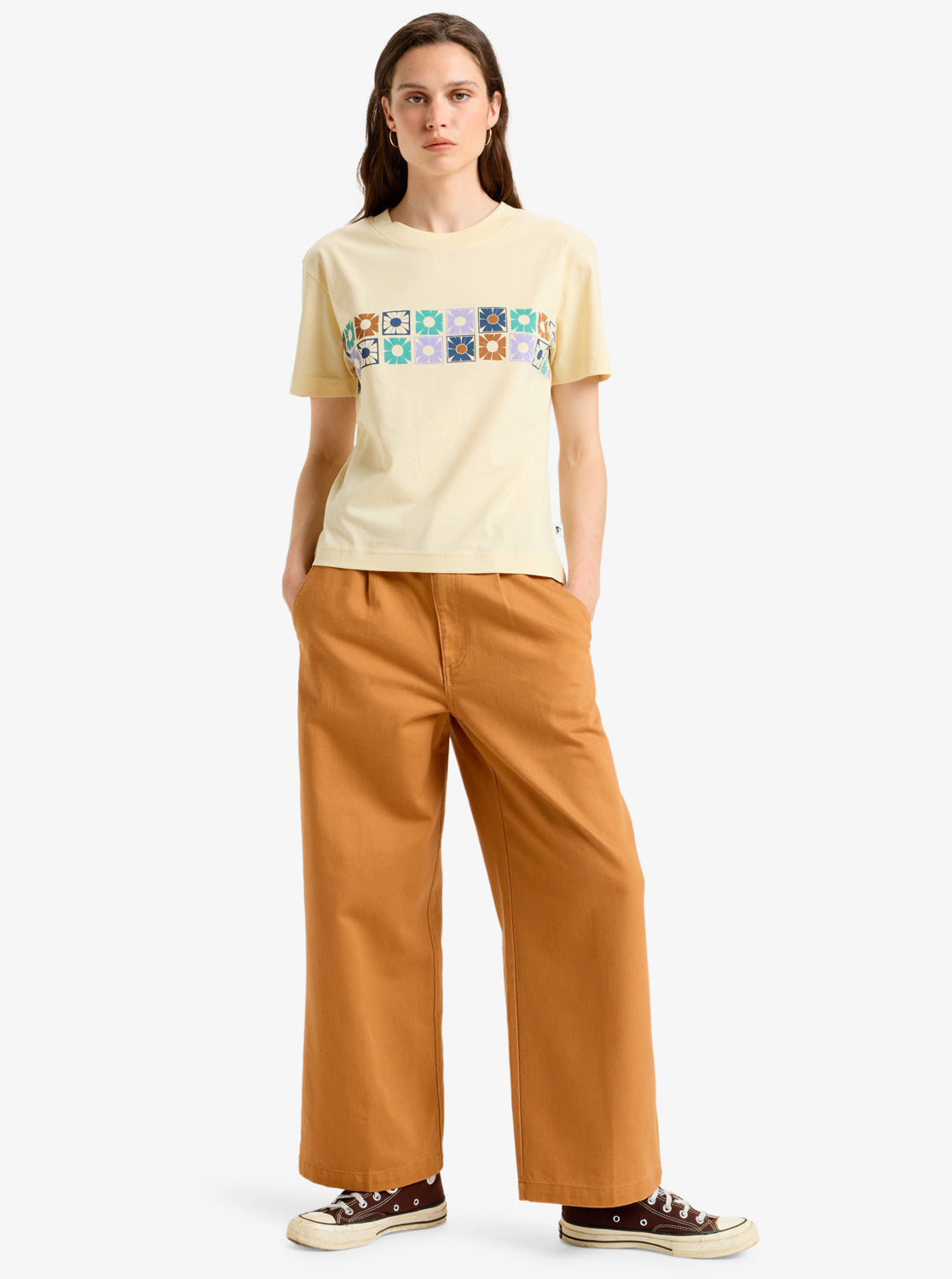 Quiksilver Tilebloom - Kurzarm-T-Shirt für Frauen