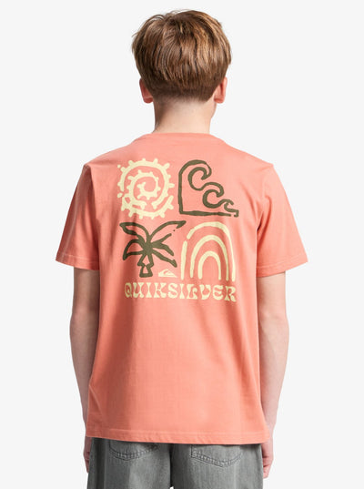 Urban Nomad - Jongens Surf Lifestyle Korte Mouwen T-shirt
