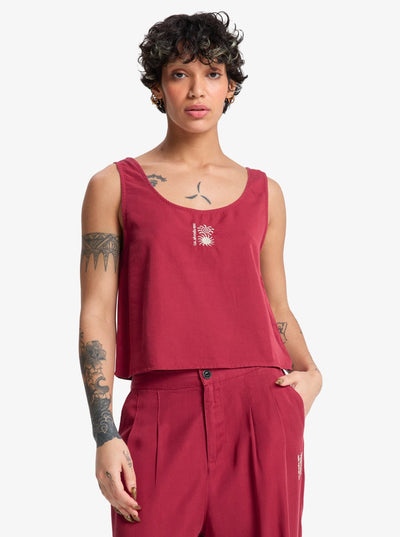 Vista Woven Tank - Dames Surf Lifestyle Tank Top