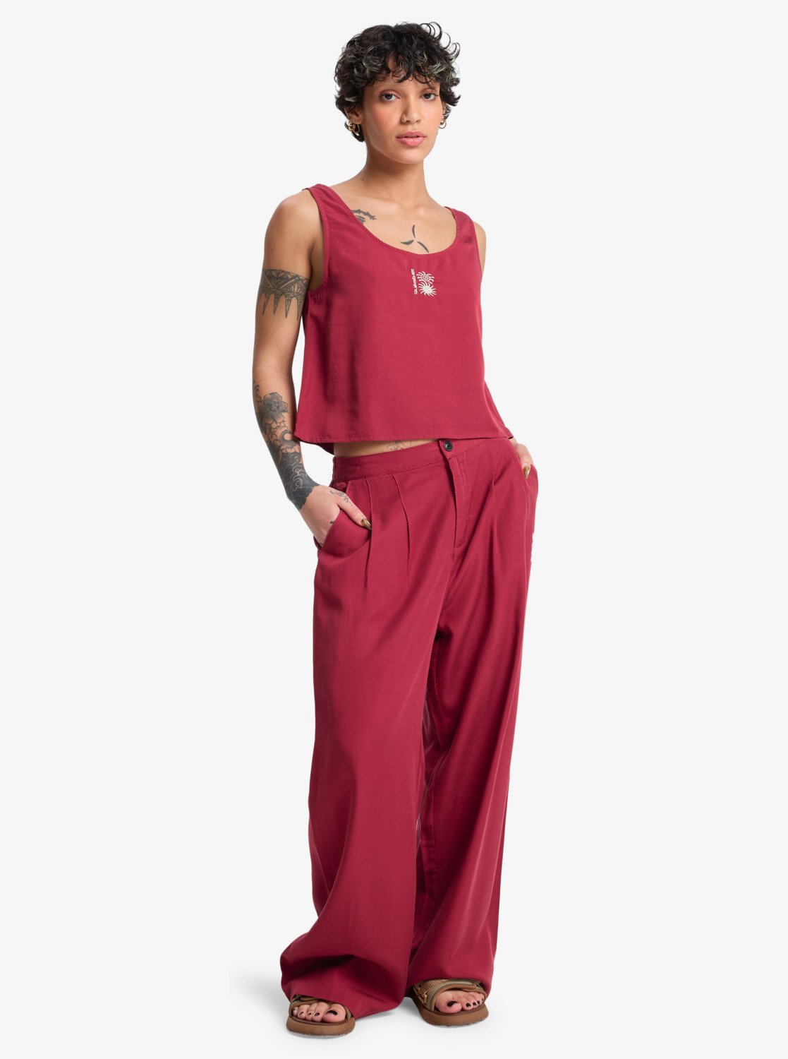 Vista Woven Tank - Dames Surf Lifestyle Tank Top