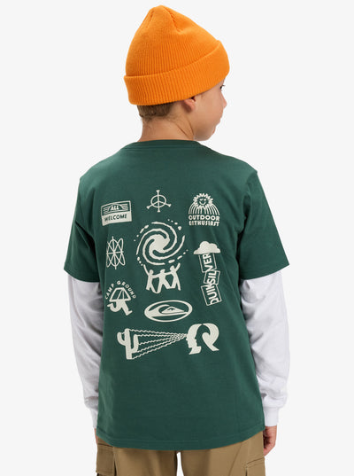 Welcome All - T-shirt met korte mouwen voor jongens 8-16