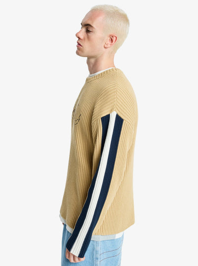 Quiksilver Young Guns Scrimbler - Mens Surf Lifestyle Crew Ne