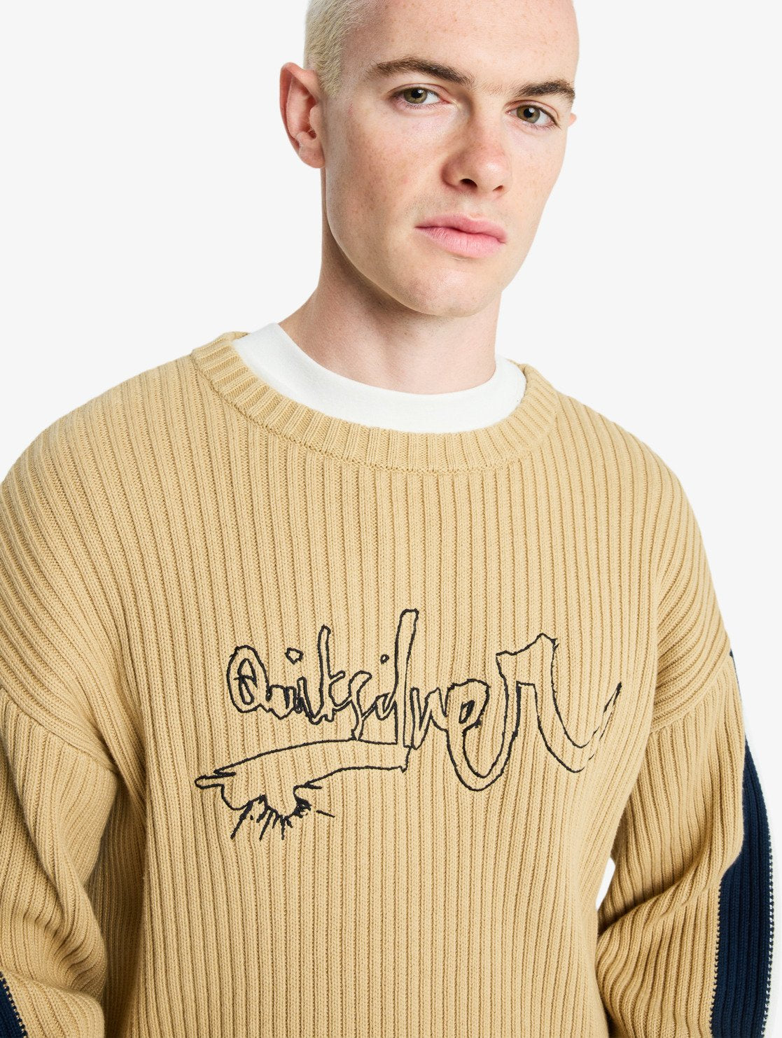 Quiksilver Young Guns Scrimbler - Mens Surf Lifestyle Crew Ne
