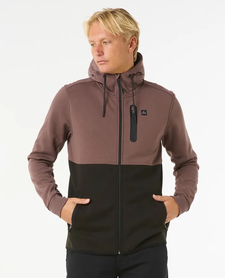 Rip Curl Anti Series Departed Zip - Heren Fleece