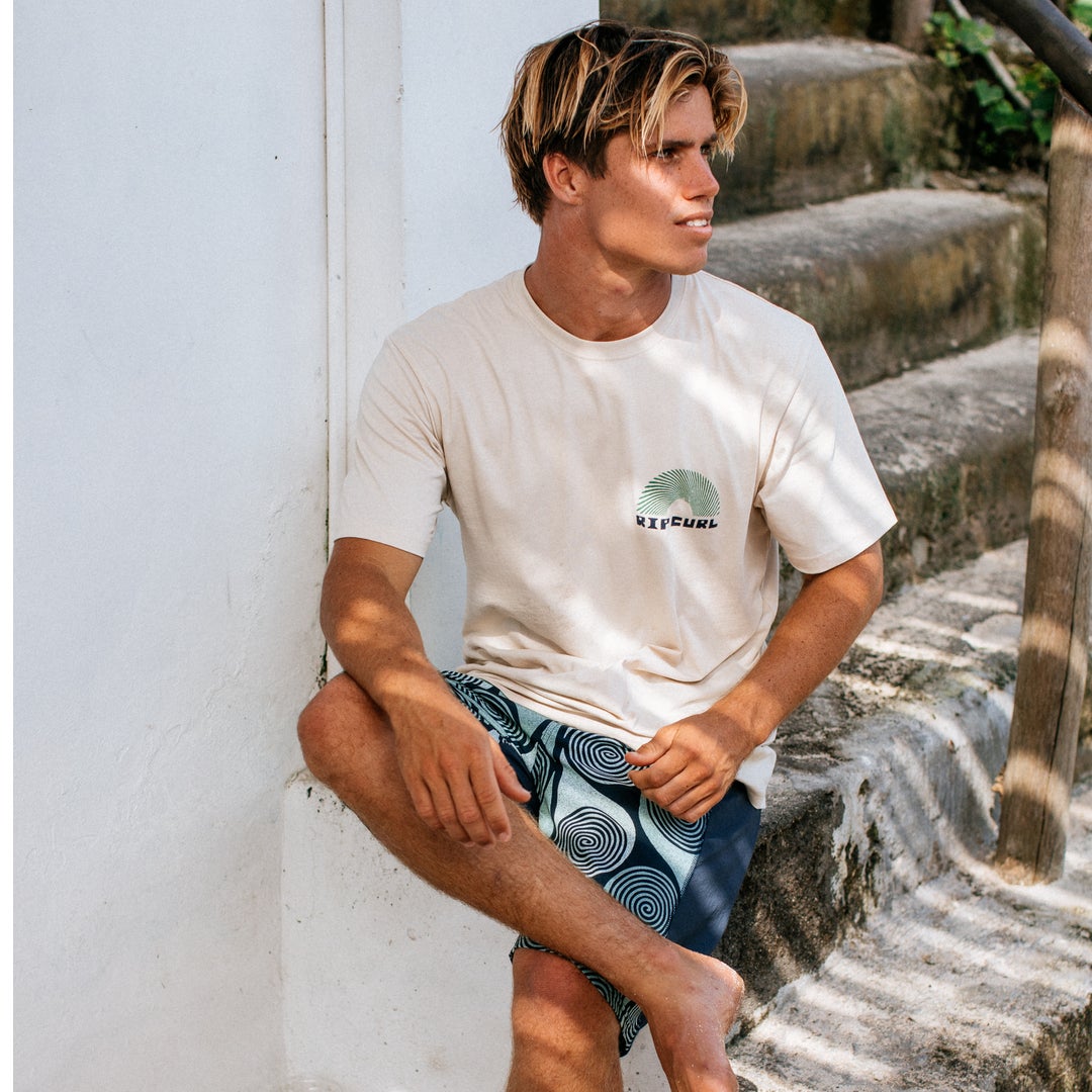Rip Curl Aots Rising Short Sleeve T-shirt For Men