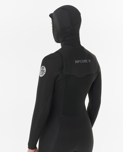 Rip Curl Dawn Patrol 5/4mm - Womens Chest Zip Hooded Winter Wetsuit