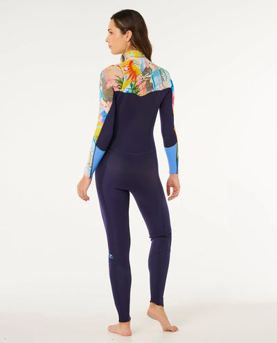 Dawn Patrol Pro 4/3m Chest Zip Wetsuit voor Dames