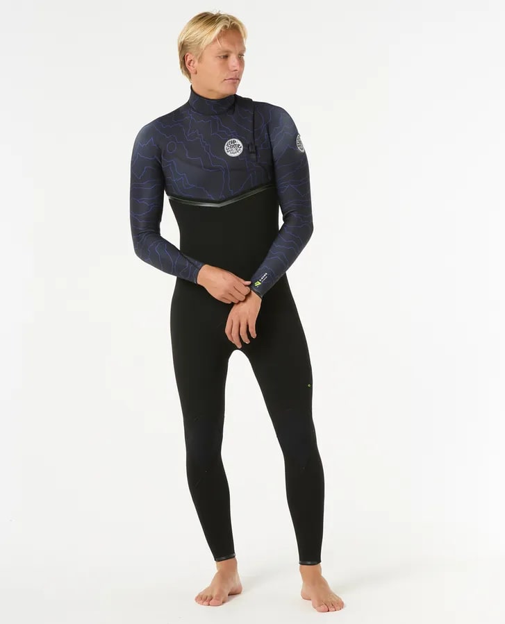 Rip Curl E Bomb 4/3GB Z/Zip Free Steamer - Mens Wetsuit