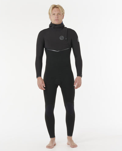Rip Curl E-Bomb 5/4mm - Mens Zip Free Hooded Winter Wetsuit