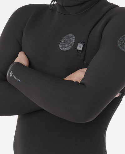 Rip Curl E-Bomb 5/4mm - Mens Zip Free Hooded Winter Wetsuit