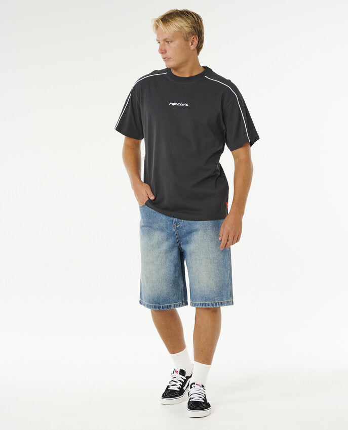 Inner Visions Panel Short Sleeve T-shirt For Men