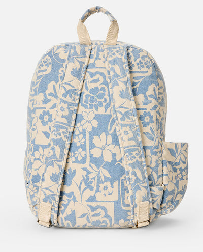 Mixed Canvas 18L Backpack For Women