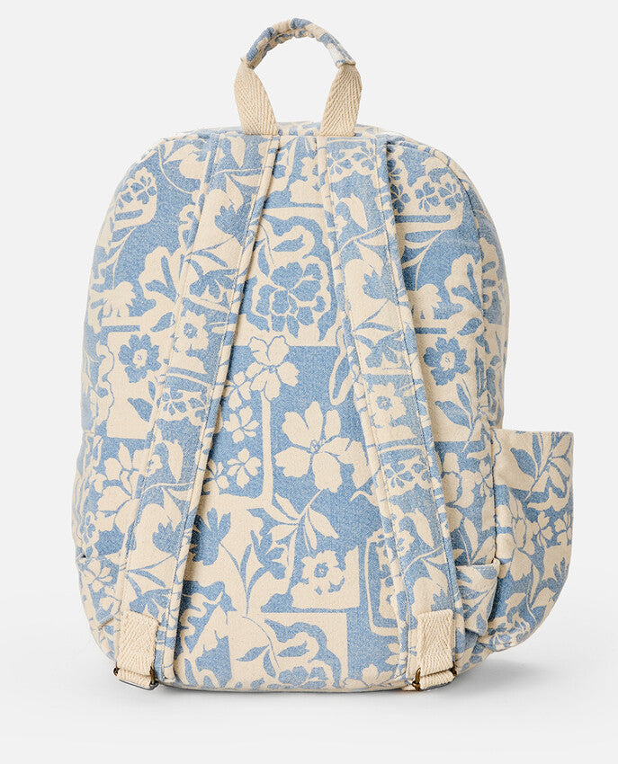 Mixed Canvas 18L Backpack For Women