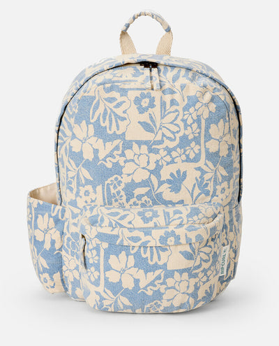 Mixed Canvas 18L Backpack For Women