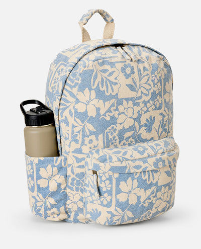 Mixed Canvas 18L Backpack For Women