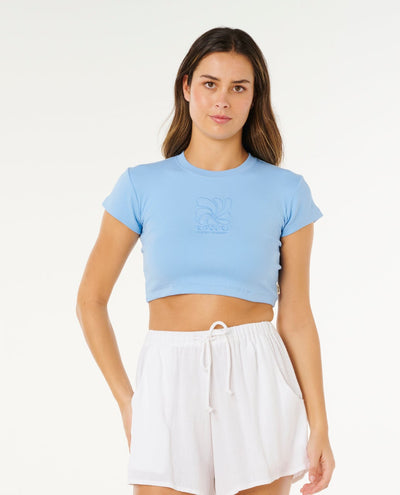 Rip Curl Pacific Coast Baby Short Sleeve T-shirt For Women