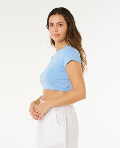 Rip Curl Pacific Coast Baby Short Sleeve T-shirt For Women