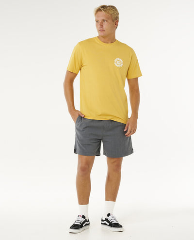 Pacific Rinse Circle Short Sleeve T-shirt For Men