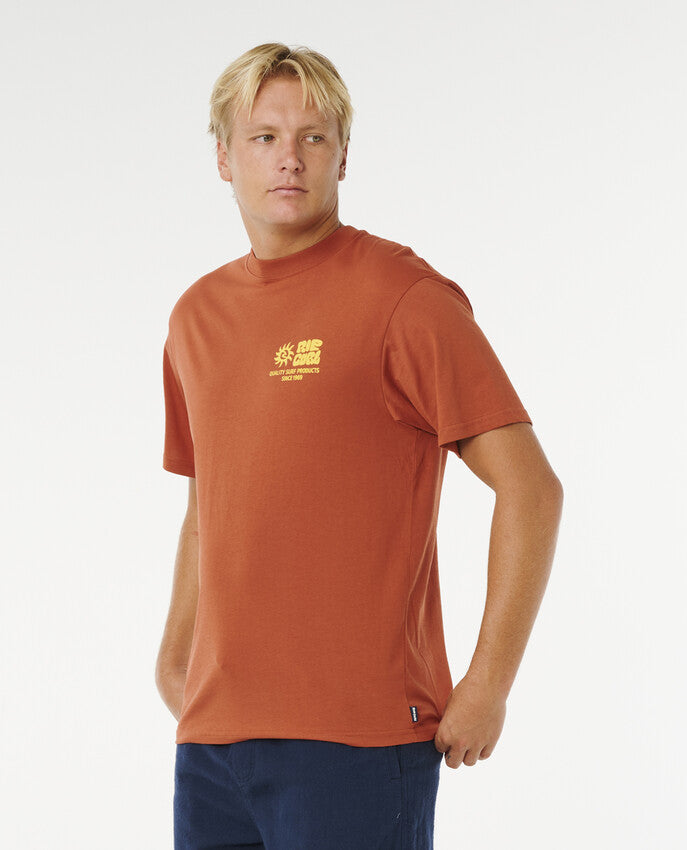 Rip Curl Pacific Rinse Glass Off Short Sleeve T-shirt For M