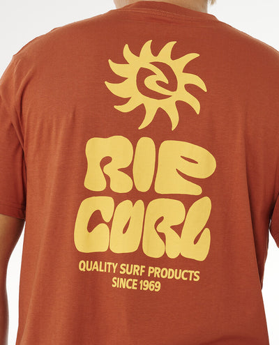 Rip Curl Pacific Rinse Glass Off Short Sleeve T-shirt For M